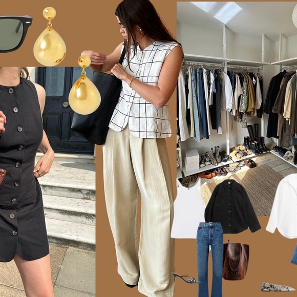 Vintage Ivory High Neckline Off White Button Front Vest Top - Picture 8 of 8